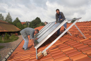 Solarthermie Installation