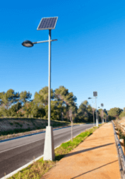Solarbeleuchtung für Straßen